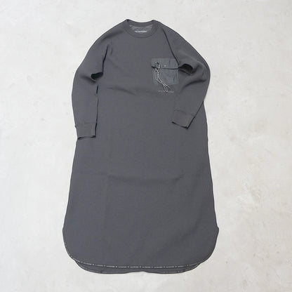 【and wander】アンドワンダー women's PE waffle dress "2Color"