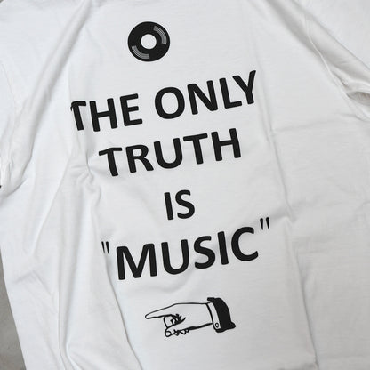【Mountain Research】マウンテンリサーチ S/S Tee The Only Truth is Music "White" ※ネコポス可