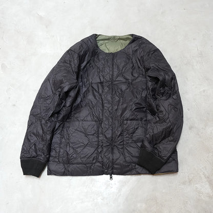 【TAION】タイオン unisex Japan Special Reversible MA-1 Down Jacket "Crzy Olive×Black"