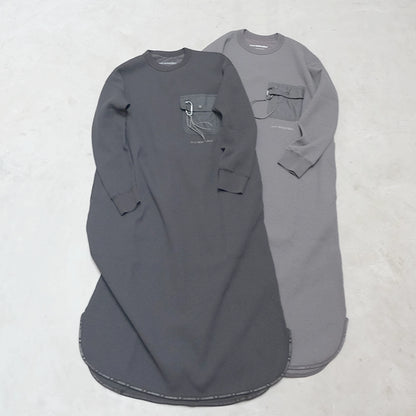 【and wander】アンドワンダー women's PE waffle dress "2Color"