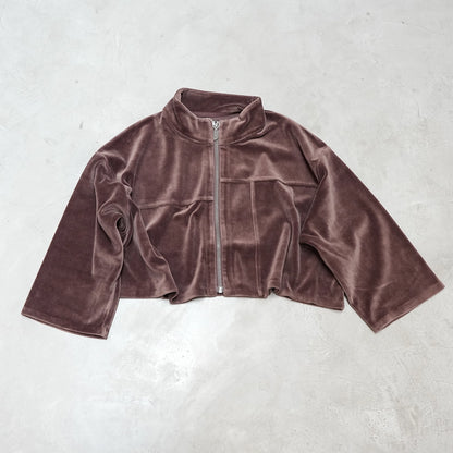 【THE NORTH FACE Purple Label】ノースフェイスパープルレーベル  women's Field Velour Cropped Jacket "Brown"