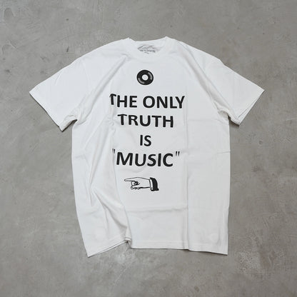 【Mountain Research】マウンテンリサーチ S/S Tee The Only Truth is Music "White" ※ネコポス可