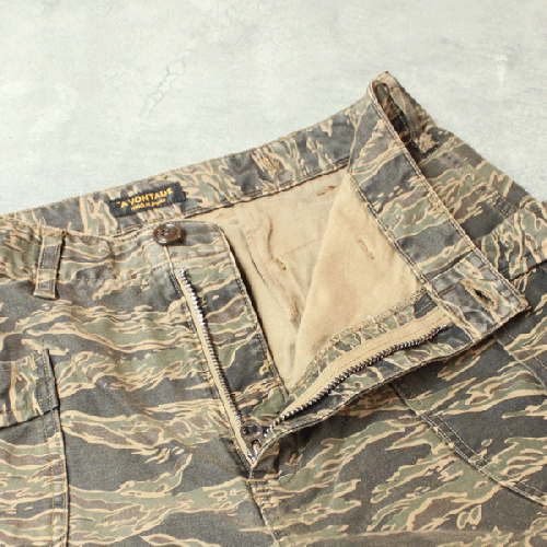 【A VONTADE】 アボンタージ FATIGUE TROUSERS CROPPED LEGTH　OR TIGER CAMO