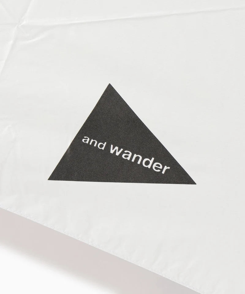 【and wander】アンドワンダー folding umbrella "3Color"