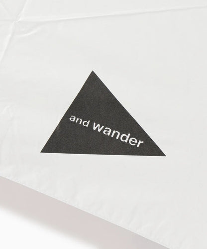 【and wander】アンドワンダー folding umbrella "3Color"