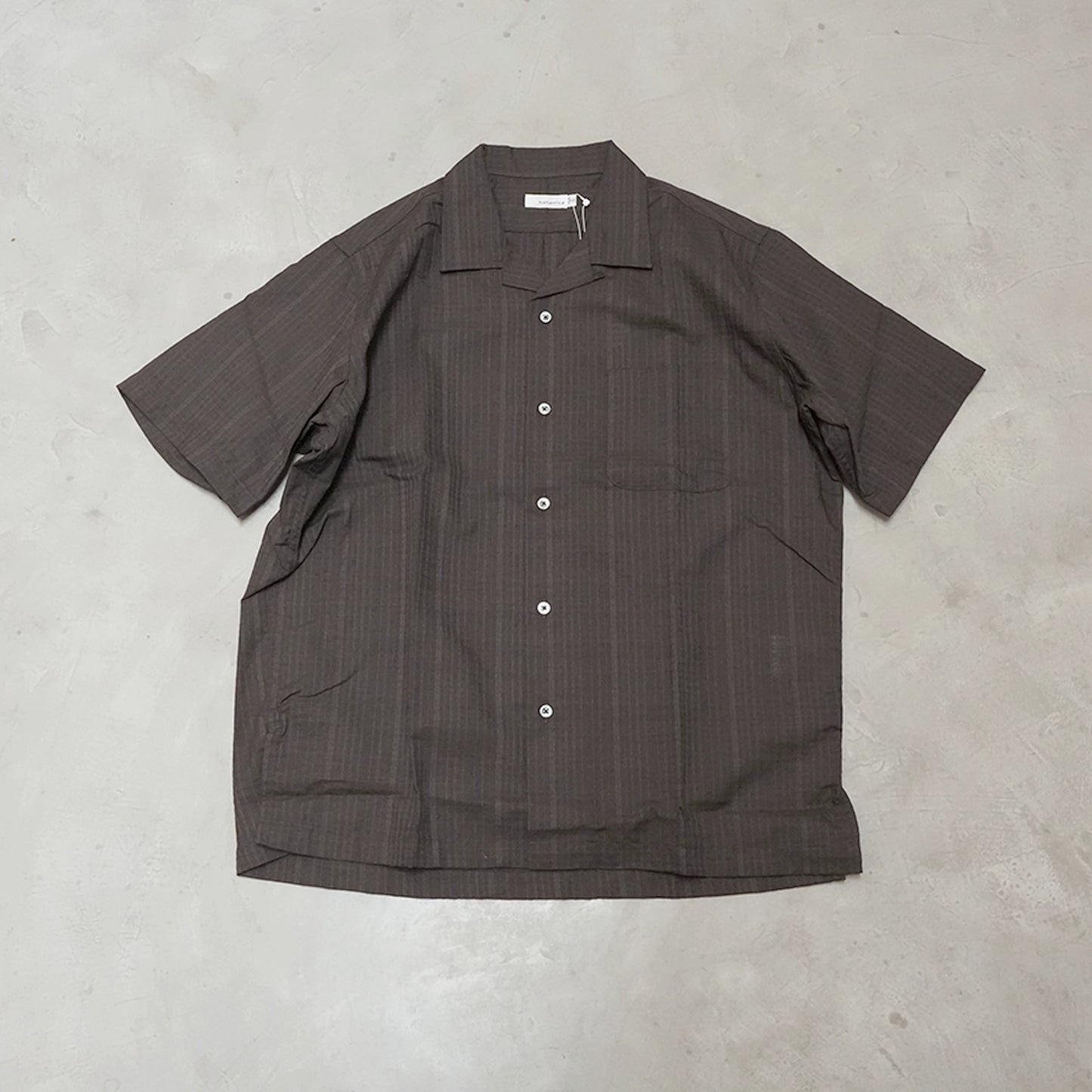 【nanamica】ナナミカ men's Open Collar Panama S/S Shirt "2Color"