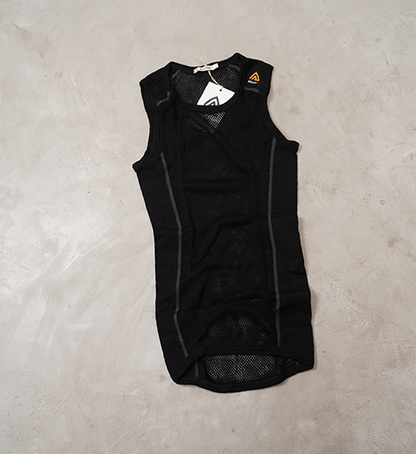 【ACLIMA】アクリマ men's Wool Net Singlet "Black"