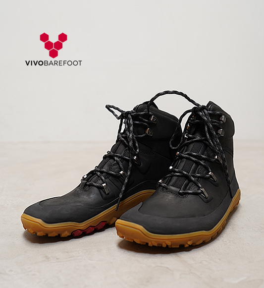 【VIVOBAREFOOT】ヴィヴォ ベアフット men's Tracker Leather AT "Obsidian"