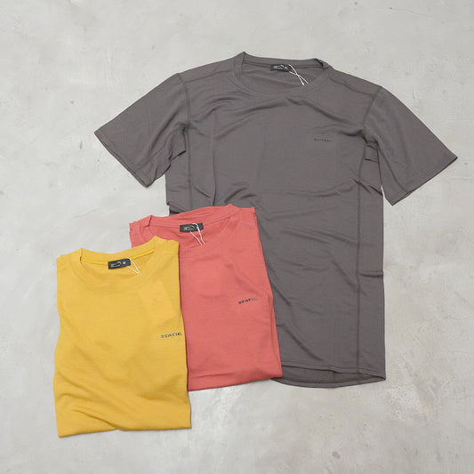 【STATIC】スタティック unisex All Elevation S/S Trim "3Color" ※ネコポス可