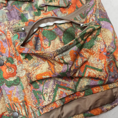 【South2 West8】サウスツーウエストエイト men's Multi-Pocket	Zipped Padding Vest-Cotton Ripstop/Printed "EZO	Forest"