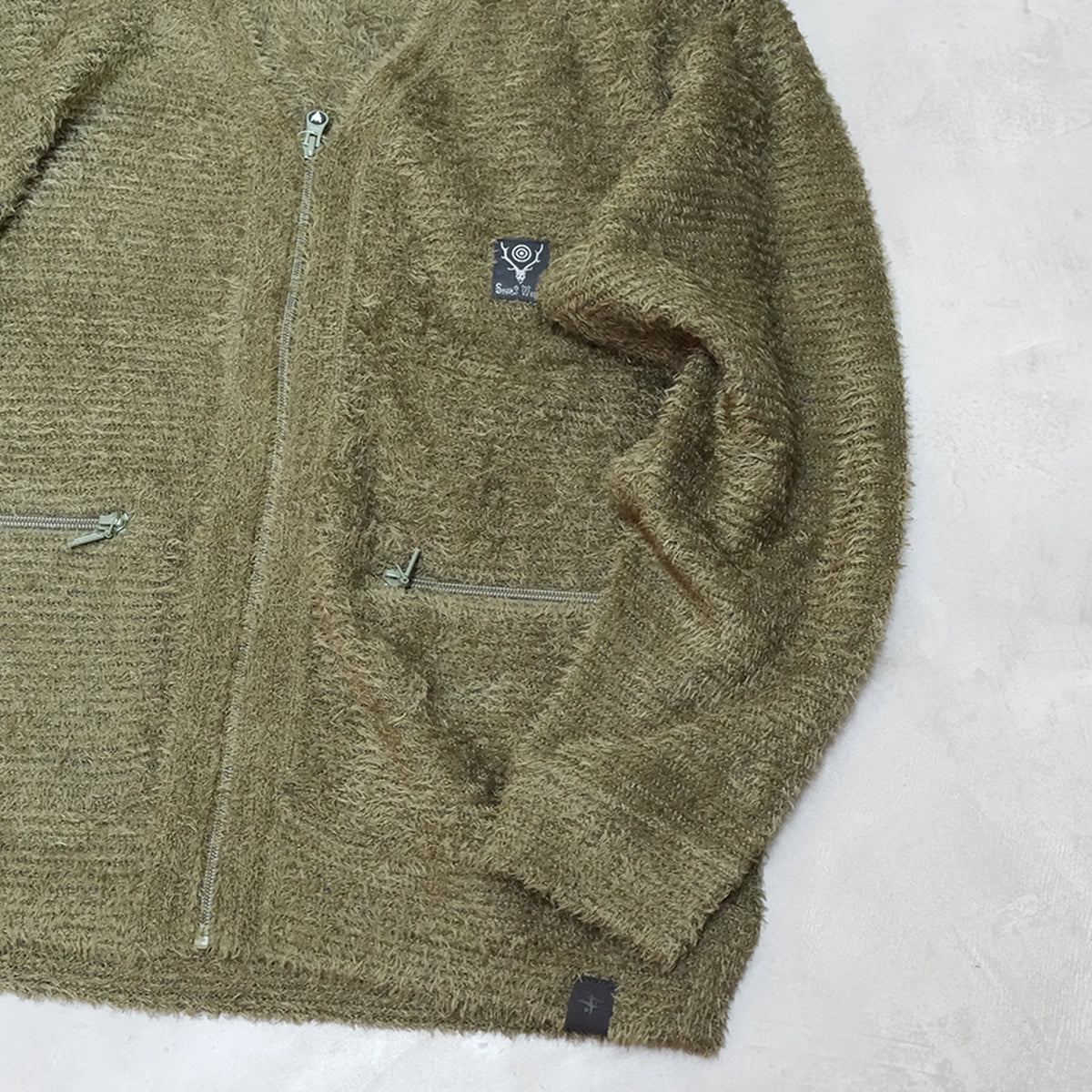 【South2 West8】サウスツーウエストエイト 〈SOUTH2 WEST8〉x〈FOXFIRE〉V-Neck Cardigan "2Color"