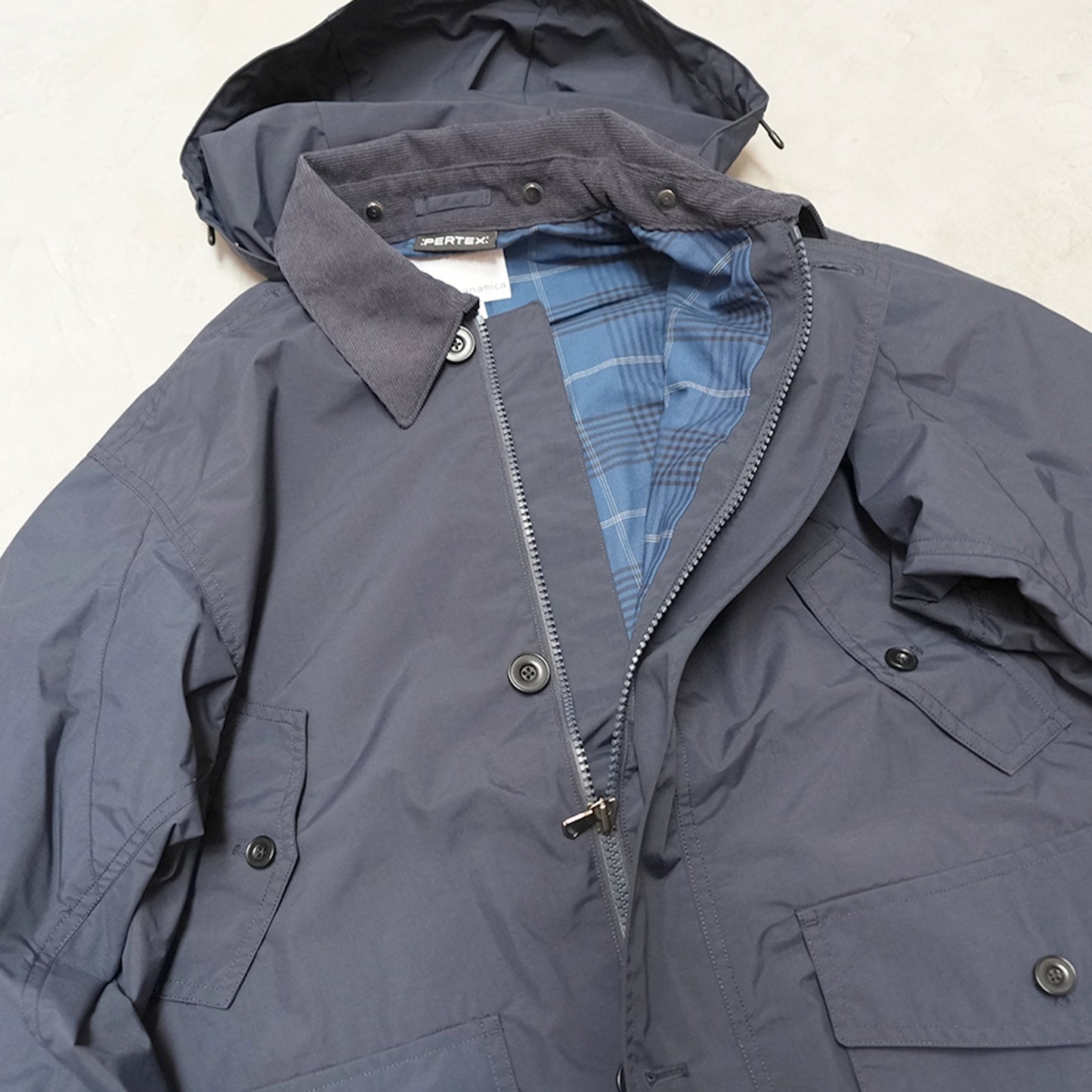 【nanamica】ナナミカ women's 2L PERTEX UNLIMITED Field Jacket "Dark Navy"