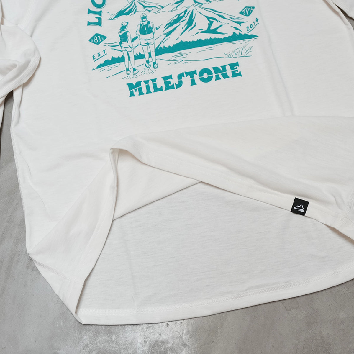【milestone】マイルストーン unisex milestone Original Long Sleeve T-Shirt Canvas "National Park" "2Color" ※ネコポス可