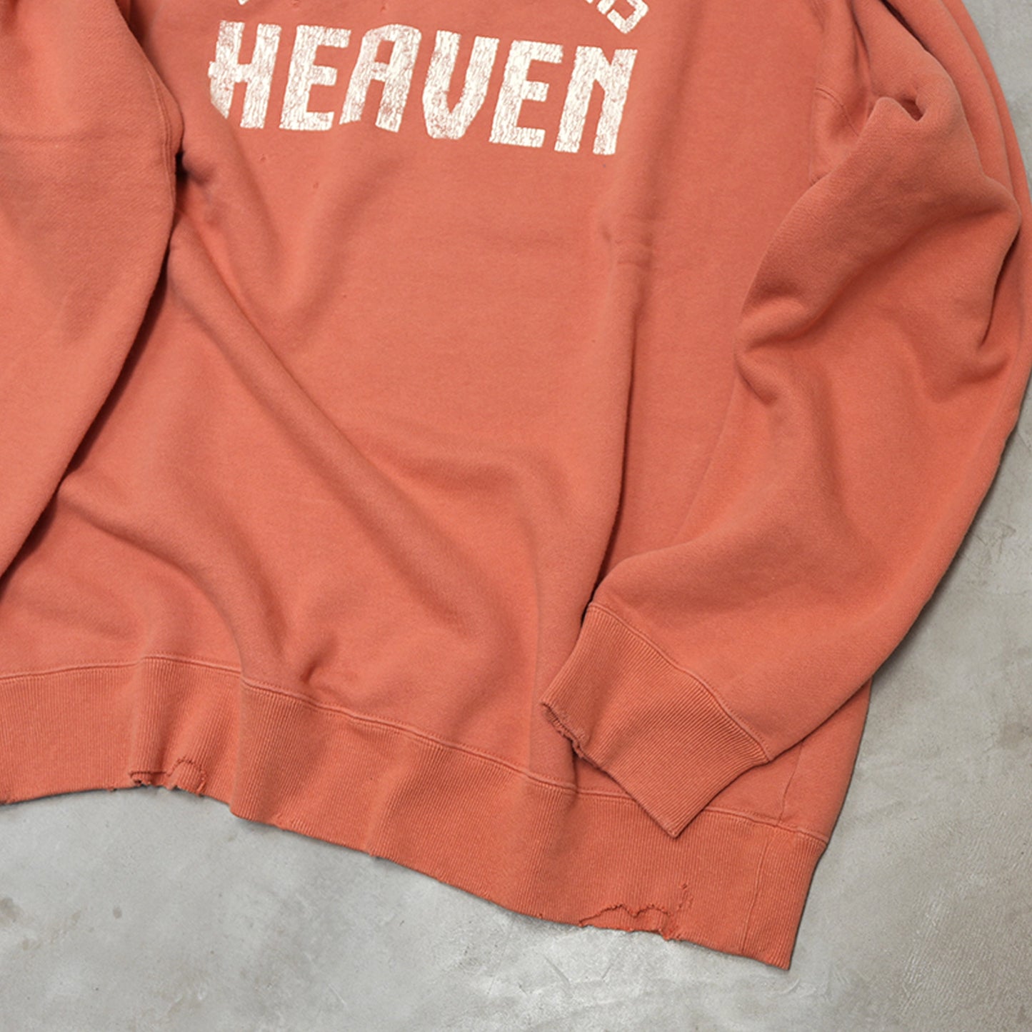 【Mountain Research】マウンテンリサーチ Damaged Sweat Crew "2Color"