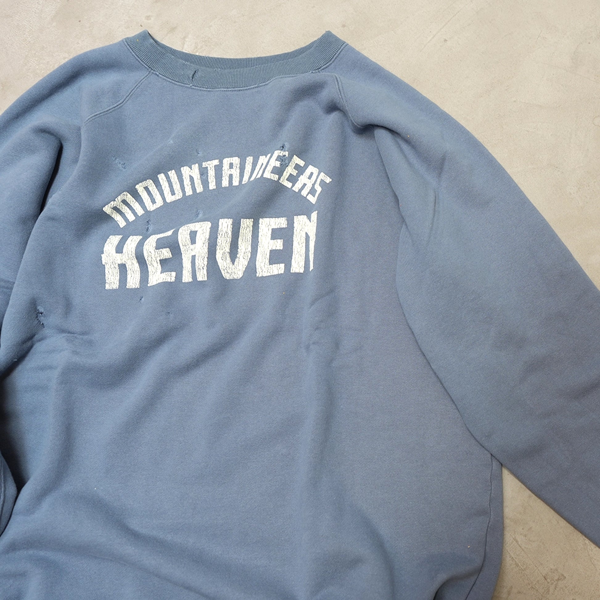 Mountain Research マウンテンリサーチ Damaged Sweat Crew – Yosemite Mountain Research マウンテンリサーチ Damaged Sweat Crew – Yosemite