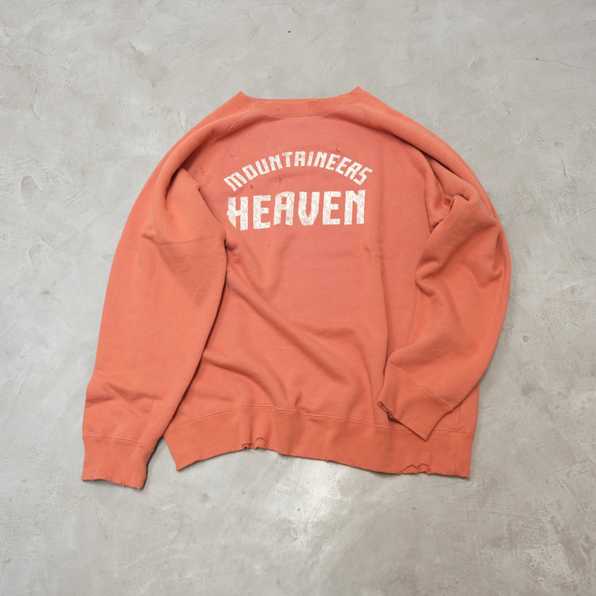 Mountain Research マウンテンリサーチ Damaged Sweat Crew – Yosemite Mountain Research マウンテンリサーチ Damaged Sweat Crew – Yosemite
