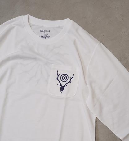 【South2 West8】サウスツーウエストエイト L/S Round Pocket Tee-Circle Horn "3Color"