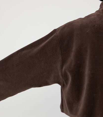 【THE NORTH FACE Purple Label】ノースフェイスパープルレーベル  women's Field Velour Cropped Jacket "Brown"