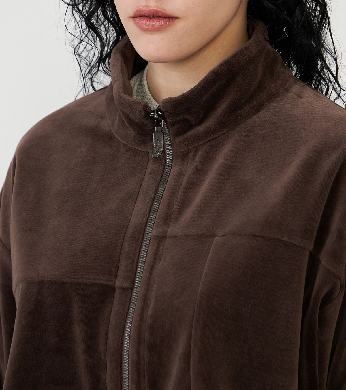 【THE NORTH FACE Purple Label】ノースフェイスパープルレーベル  women's Field Velour Cropped Jacket "Brown"