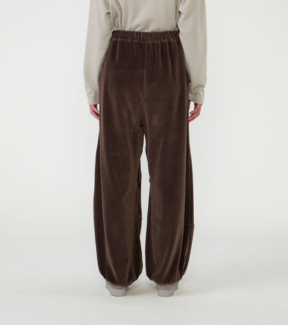 【THE NORTH FACE Purple Label】ノースフェイスパープルレーベル women's Field Velour Wide Pants "Brown"