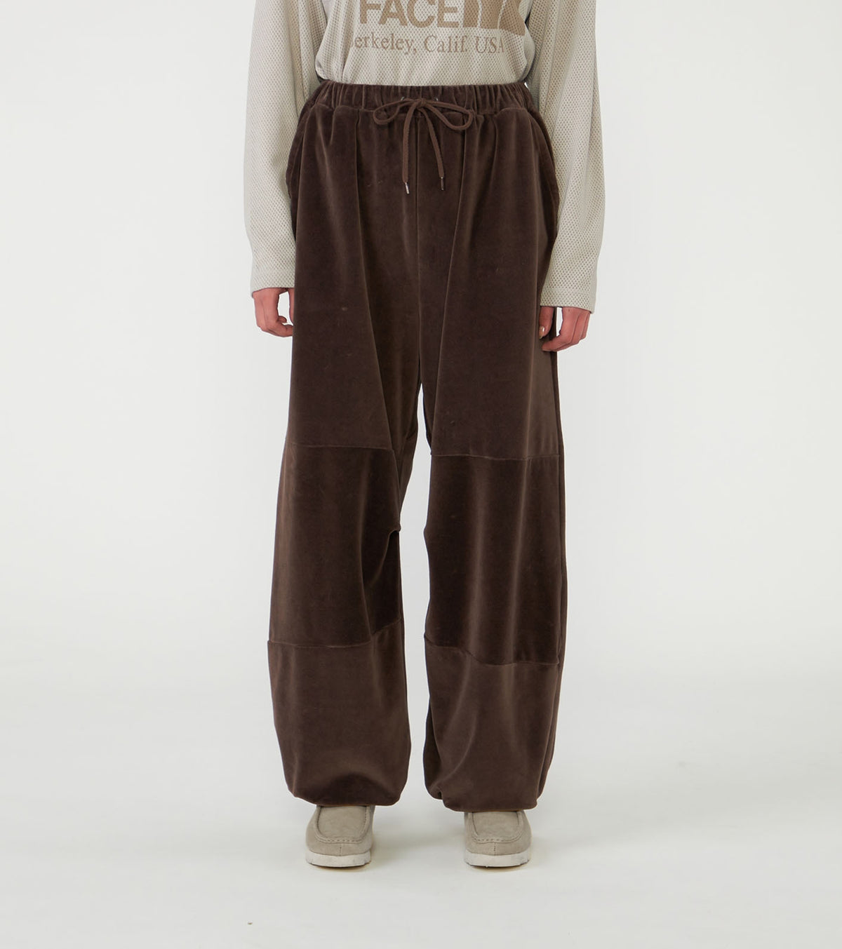 【THE NORTH FACE Purple Label】ノースフェイスパープルレーベル women's Field Velour Wide Pants "Brown"
