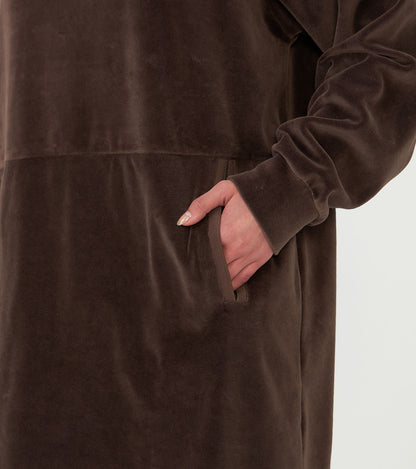 【THE NORTH FACE Purple Label】ノースフェイスパープルレーベル  women's Field Velour Dress "Brown"