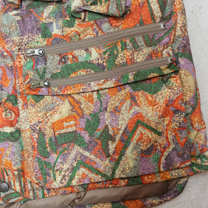 【South2 West8】サウスツーウエストエイト men's Multi-Pocket	Zipped Padding Vest-Cotton Ripstop/Printed "EZO	Forest"