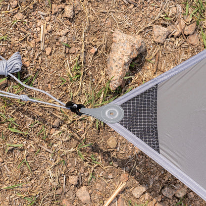 【ZEROGRAM】ゼログラム NANO Tarp UL HEXA "Stone Gray"
