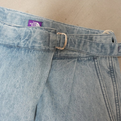 【THE NORTH FACE Purple Label】ノースフェイスパープルレーベル women's Linen Cotton Denim Field Wrap Pants "2Color"