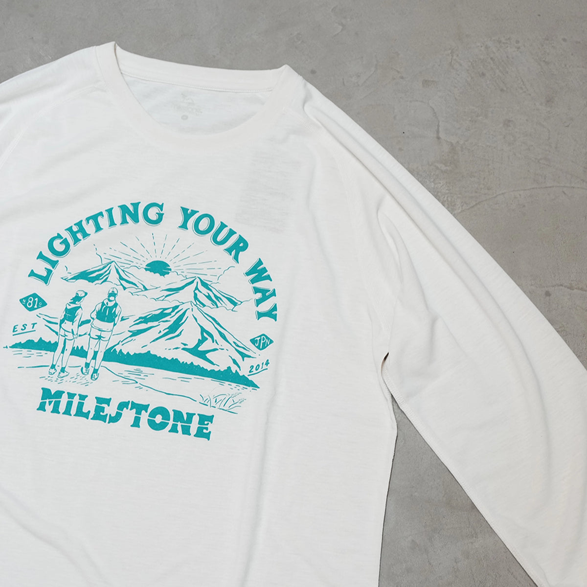 【milestone】マイルストーン unisex milestone Original Long Sleeve T-Shirt Canvas "National Park" "2Color" ※ネコポス可