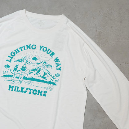 【milestone】マイルストーン unisex milestone Original Long Sleeve T-Shirt Canvas "National Park" "2Color" ※ネコポス可