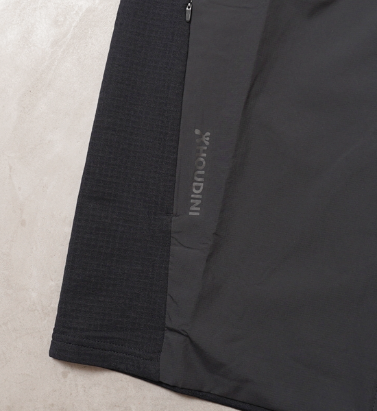 【HOUDINI】フーディニ men's Moonwalk Vest "True Black"