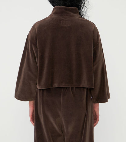 【THE NORTH FACE Purple Label】ノースフェイスパープルレーベル  women's Field Velour Cropped Jacket "Brown"