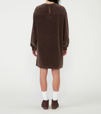 【THE NORTH FACE Purple Label】ノースフェイスパープルレーベル  women's Field Velour Dress "Brown"