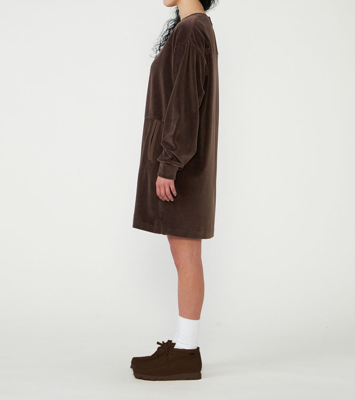【THE NORTH FACE Purple Label】ノースフェイスパープルレーベル  women's Field Velour Dress "Brown"