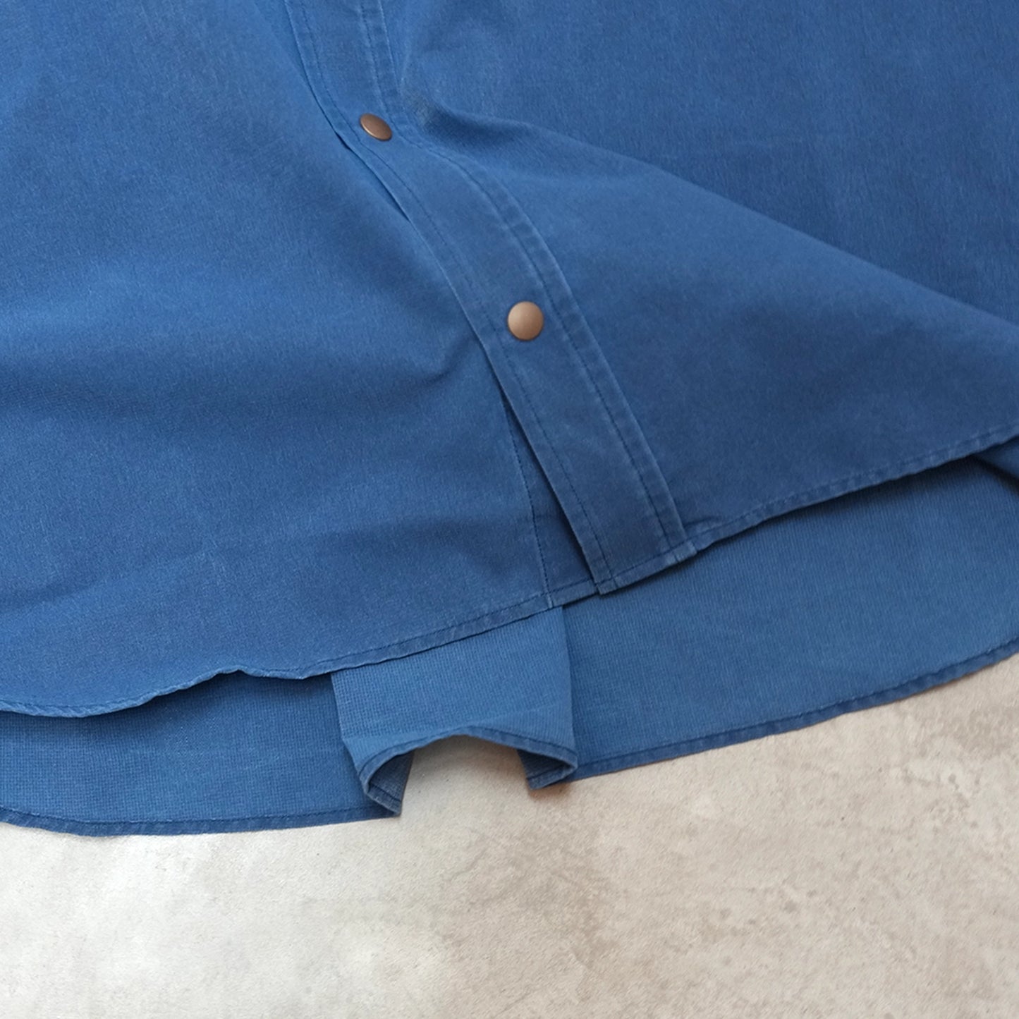 【NFC narifuri】ネイチャーフィールドクラブ ナリフリ NFC ピグメントメッシュシャツ "Indigo”