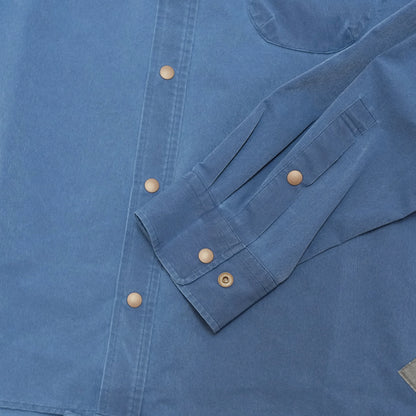 【NFC narifuri】ネイチャーフィールドクラブ ナリフリ NFC ピグメントメッシュシャツ "Indigo”