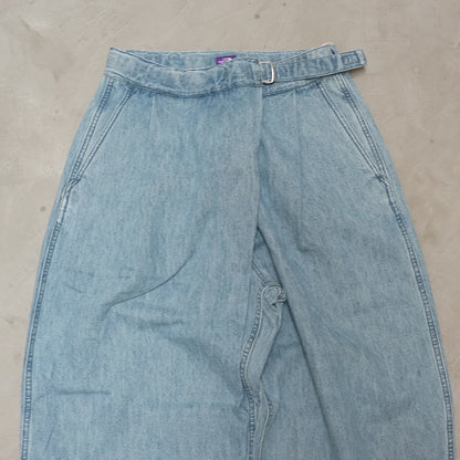 【THE NORTH FACE Purple Label】ノースフェイスパープルレーベル women's Linen Cotton Denim Field Wrap Pants "2Color"