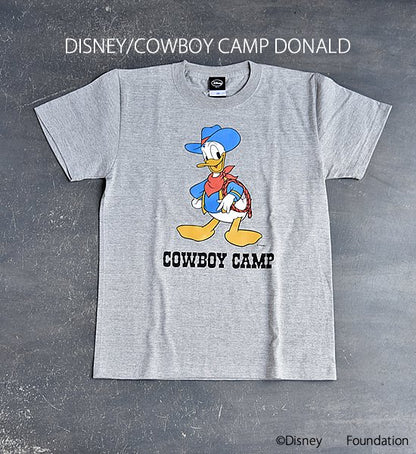 ★40%off【DISNEY/COWBOY CAMP MICKEY & DONALD】 【DISNEY/SAFARI CAMP MICKEY & DONALD】 T-shirt ※ネコポス可