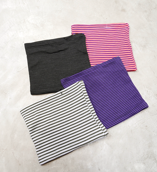 【WILDERNESS WEAR】ウィルダネスウェア  Polypro+ 190 2 Layer Neck Warmer Stripe "4Color"