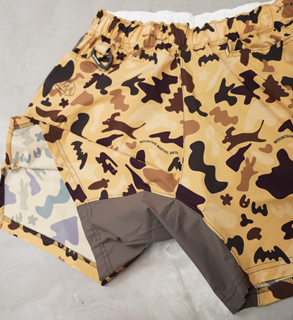 【Mountain Martial Arts】マウンテンマーシャルアーツ  unisex MMA_Jerry Ukai PONCHOMAN CAMO Hike&Run Shorts “2Color” ※ネコポス可