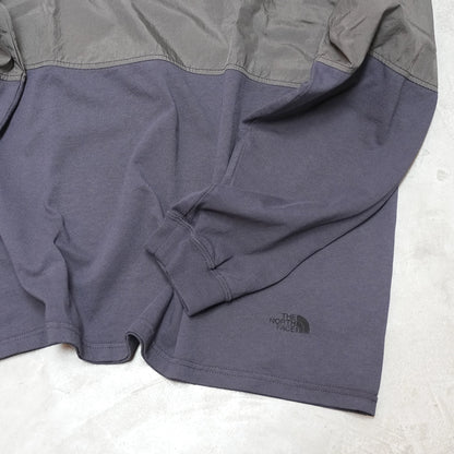 【THE NORTH FACE Purple Label】ノースフェイスパープルレーベル  men's Garment Dyed Field Rugby Shirt "Charcoal"