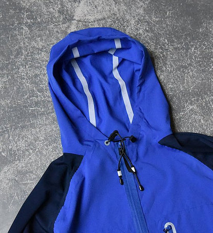 ★40%off【and wander】 アンドワンダー men's tech hoodie ”Blue”