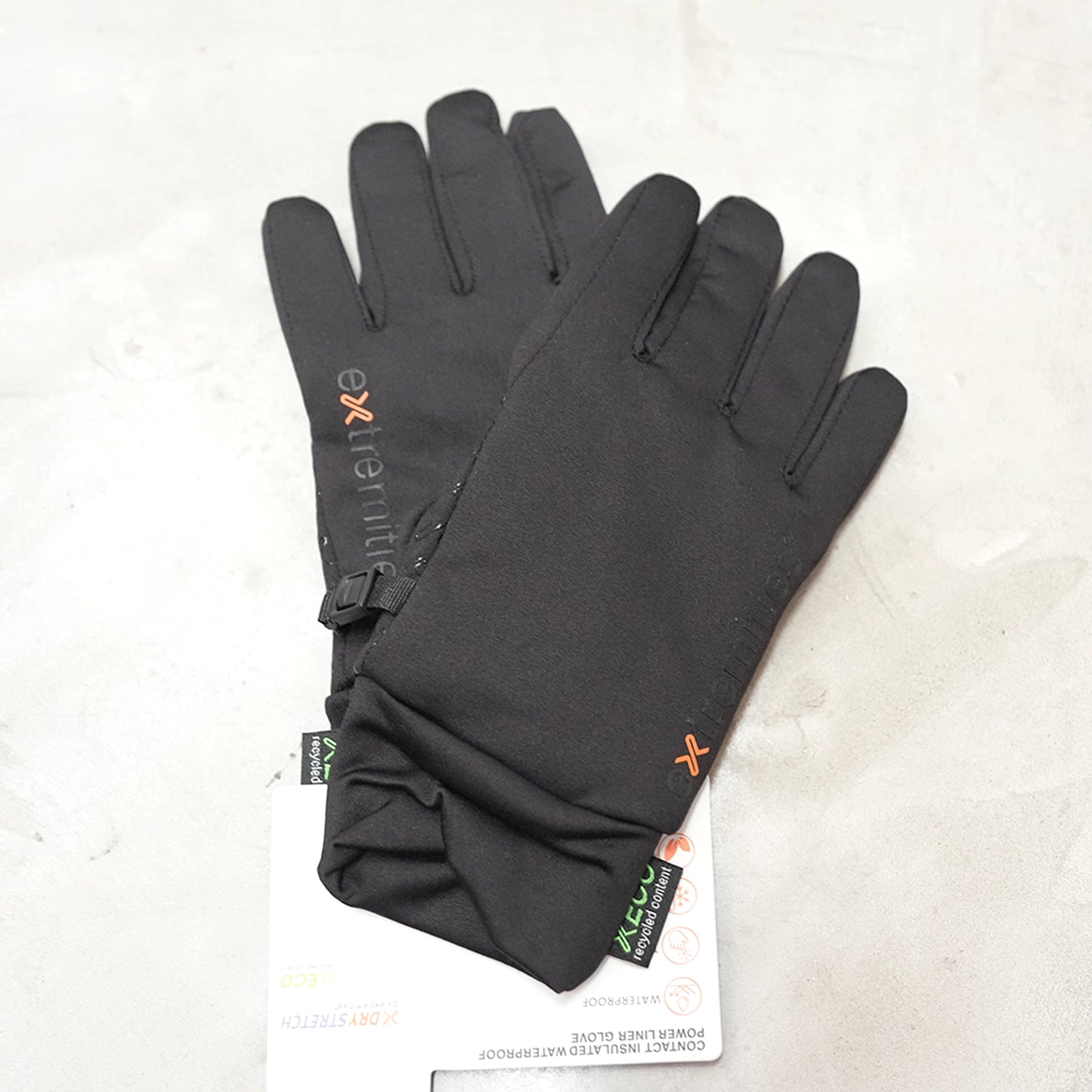 【extremities】エクストリミティーズ Contact Insulated Waterproof Power Liner Glove "Black" ※ネコポス