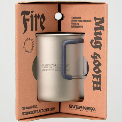 【EVERNEW】エバニュー Ti (Fire) Mug 400 FH