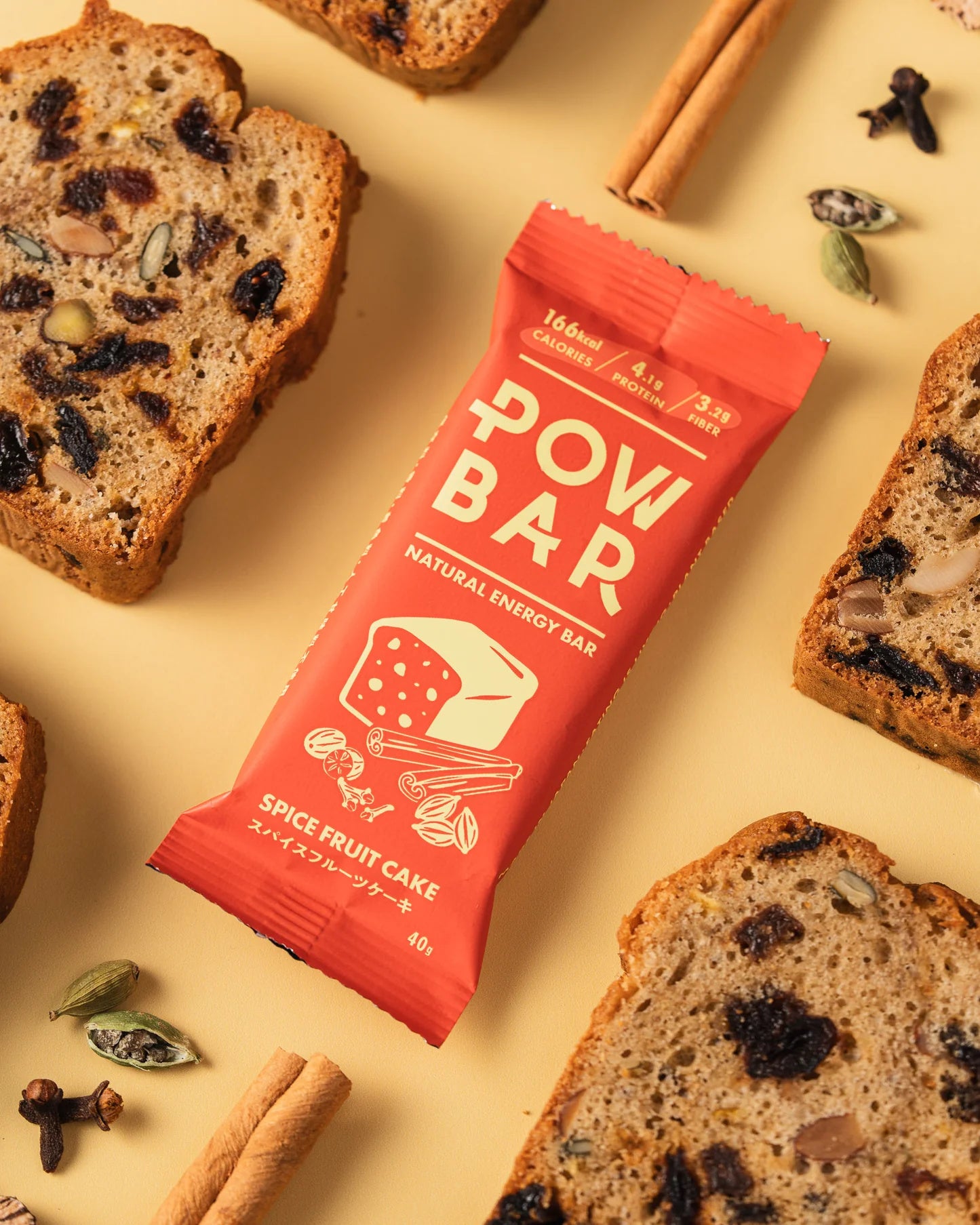 【THE POW BAR】 パウバー SPICE FRUIT CAKE