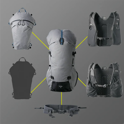 【PaaGo WORKS】パーゴワークス Zen Running Harness "Black"