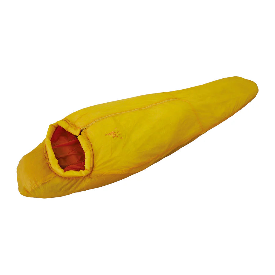【KIVA OUTDOORS】 キバ アウトドアドアーズ  Adventurer 100 Sleeping Bag "Lemon Chrome"