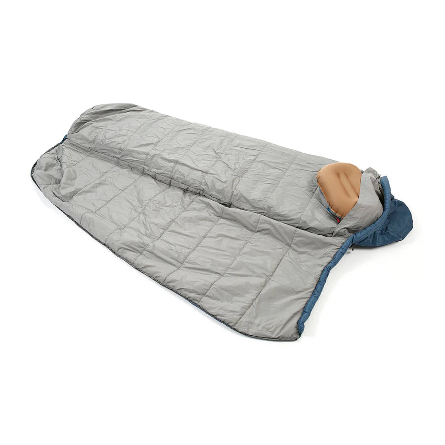 【KIVA OUTDOORS】 キバ アウトドアドアーズ  Prism 60 Sleeping Bag "Raft Blue"